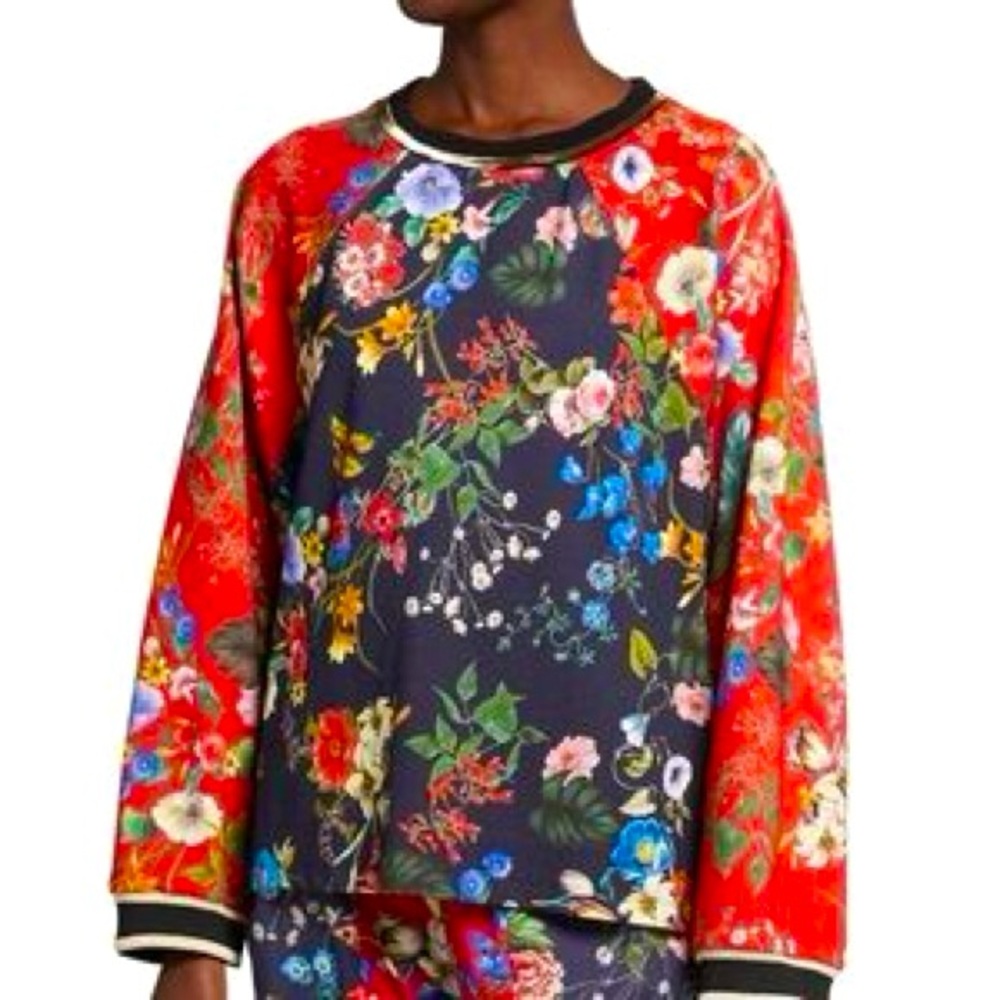 Johnny Was Live Too Chateau Floral Pullover Top 
Size Small Rare Stars